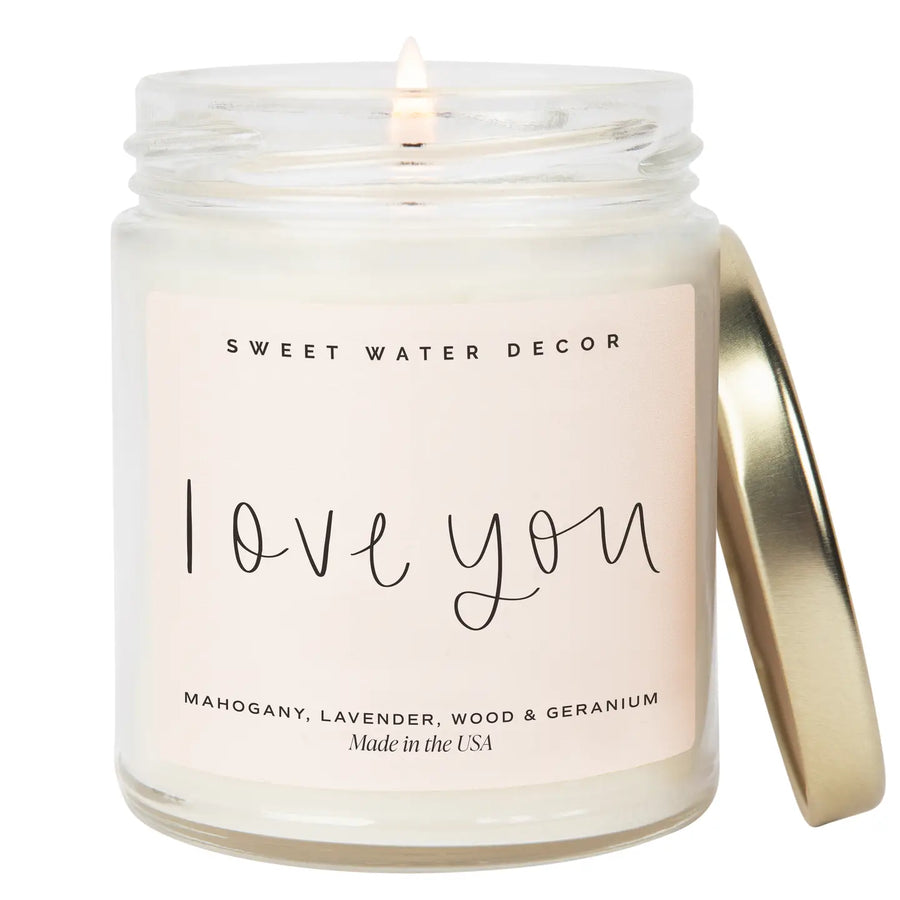 Love You!  Soy Candle 9oz