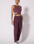 Solace Textured Barrel Leg Pant