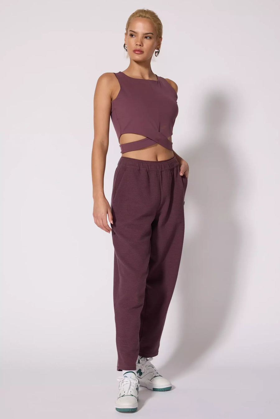 Solace Textured Barrel Leg Pant