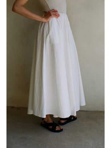 Summer Fling Cotton Woven Midi Skirt