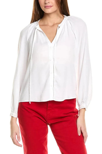 Bella Dahl Full Sleeve Raglan Button Down Blouse