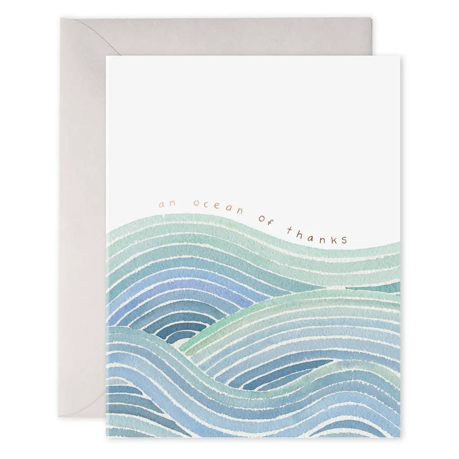 E.Frances Ocean of Thanks Greeting Card