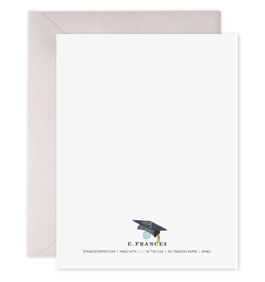 E.Frances You Did It! Graduation Greeting Card