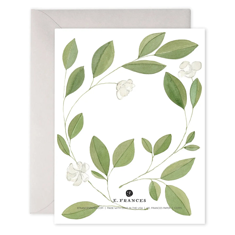 E. Frances Magnolia Sympathy Greeting Card