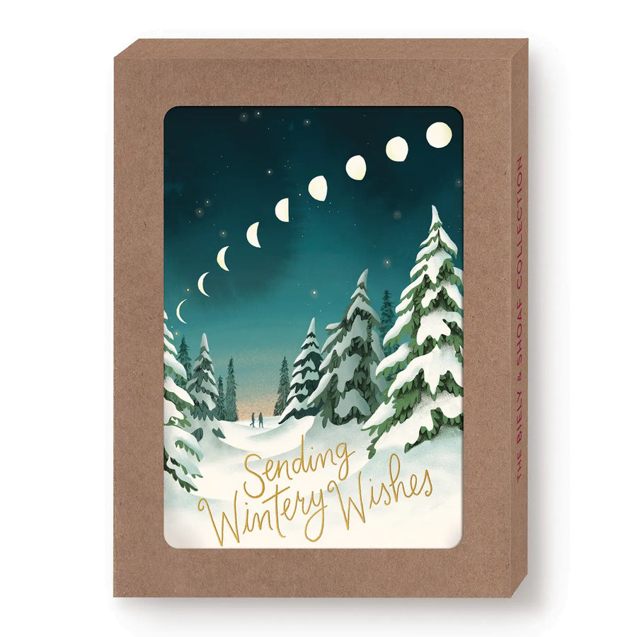 Winter Wishes Boxed Holiday Cards - Set of 10