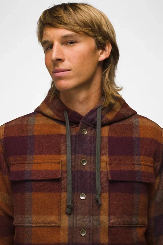 Asgard Hooded Flannel Shirt Jacket