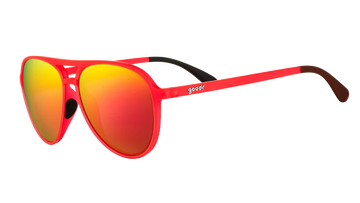 Goodr Captain Blunt's Red Eye Polarized Sunglasses