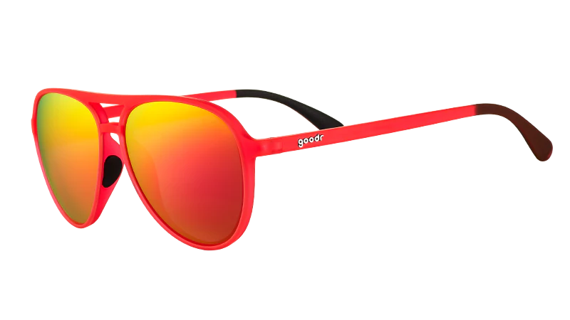 Goodr Captain Blunt's Red Eye Polarized Sunglasses