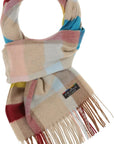 Fraas Check Plaid Cashmink Scarf