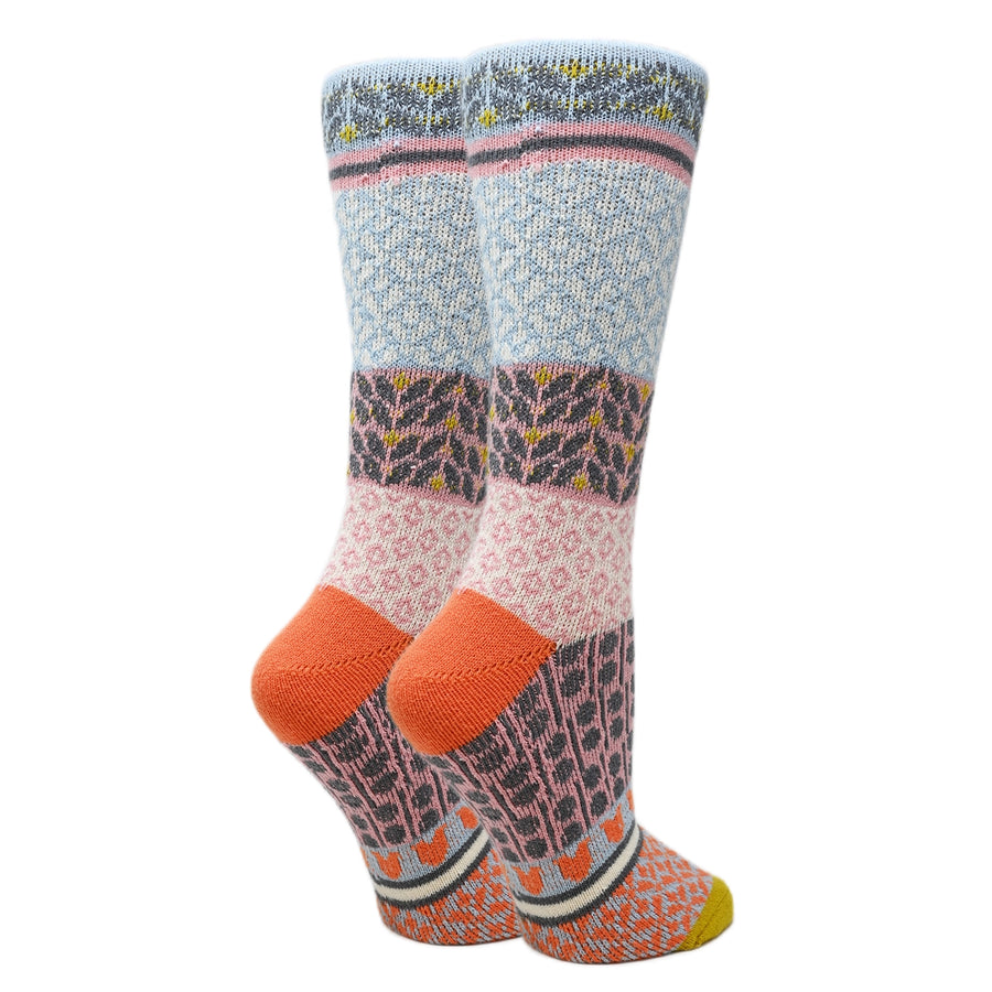 Ava Women's Fuzzy Crew Socks