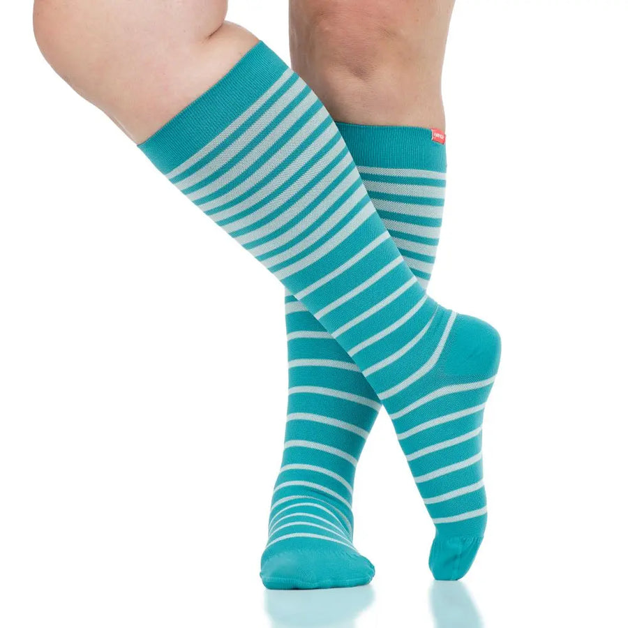 Vim & Vigor 15-20mmHg Nylon Compression Socks