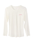 J'adore Embroidered Long Sleeve Lounge Tee