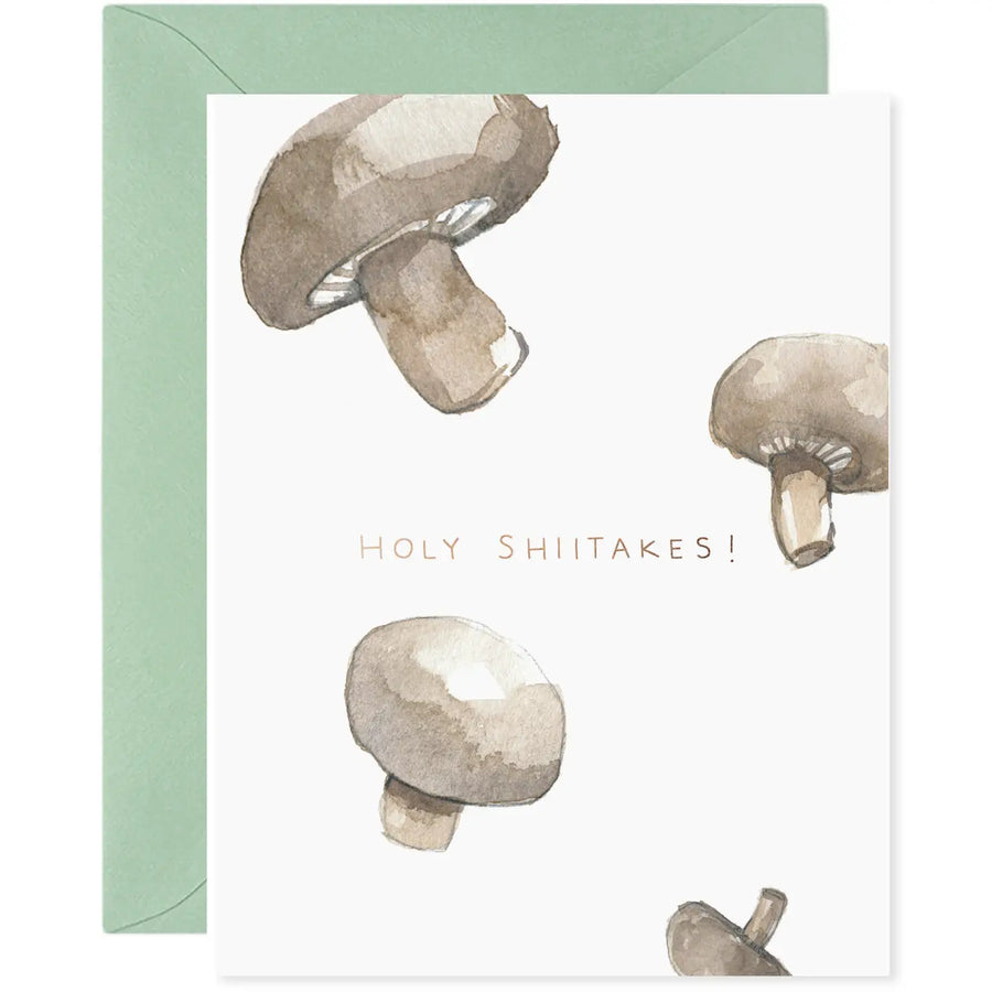 E. Frances Holy Shiitakes Congratulations Greeting Card