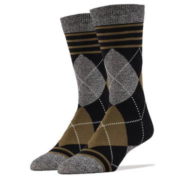 Mr/ Elliot Men's Premium Bamboo Crew Dress Socks