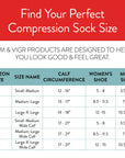 Vim & Vigor 15-20mmHg Cotton Compression Socks