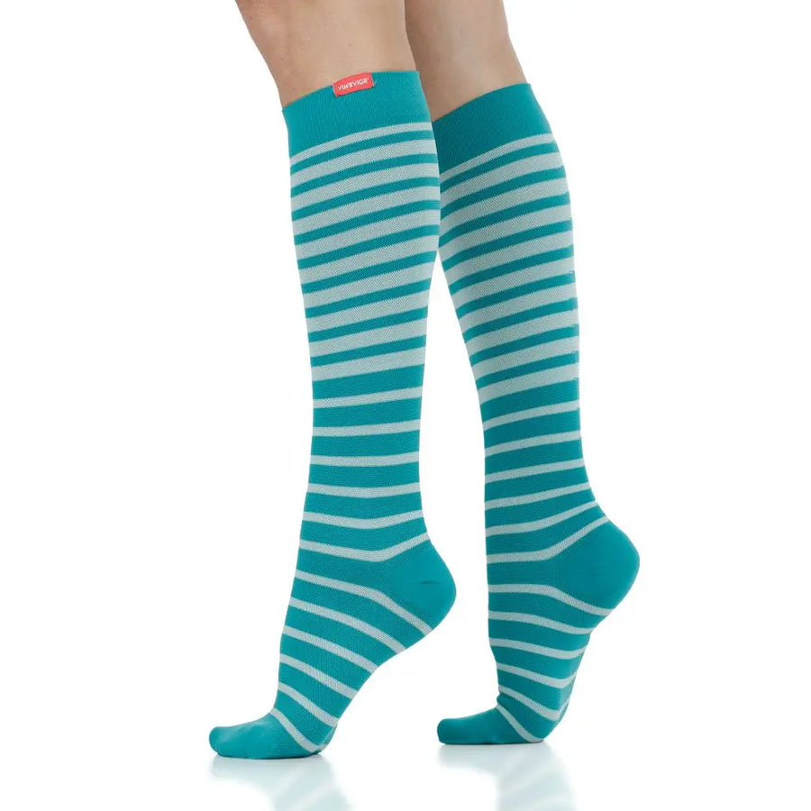 Vim & Vigor 15-20mmHg Nylon Compression Socks