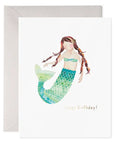 E. Frances Mermaid Birthday Greeting Card