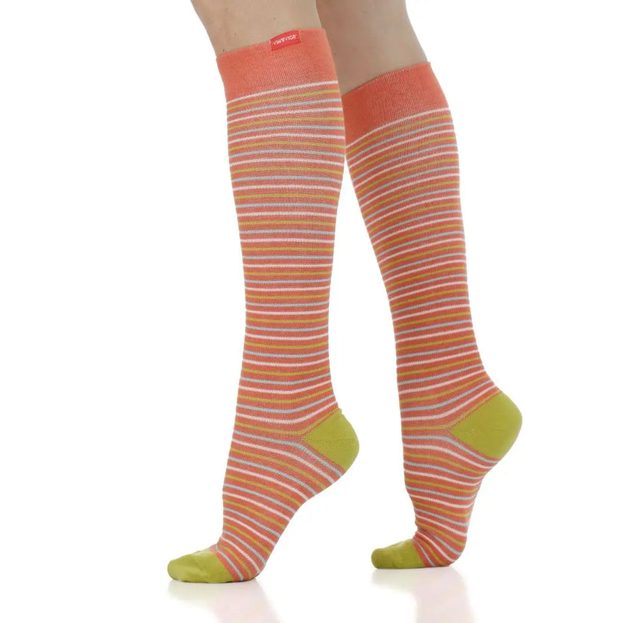 Vim & Vigor 15-20mmHg Cotton Compression Socks