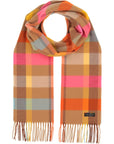 Fraas Check Plaid Cashmink Scarf