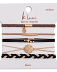 K'Lani Hair Tie Bracelets- Set of 5