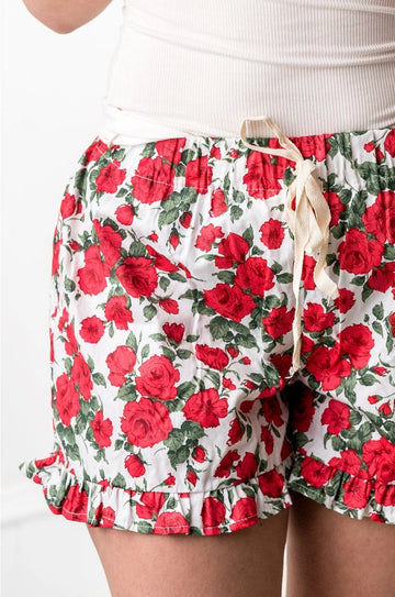 Fleur Ruffle Shorts Pajamas