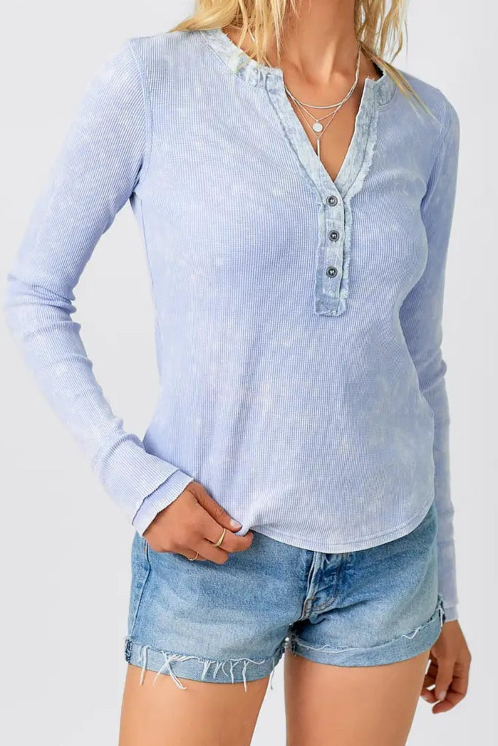 Spring Transitions Thermal Henley Top