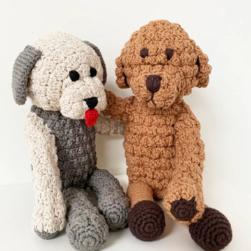 Pebble Stuffed Animal - Goldendoodle Dog