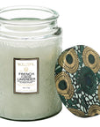 Voluspa French Cade 18oz Large Glass Jar Candle