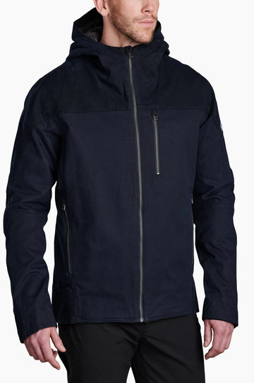 Kuhl Law Fleece Lined Hoody Jacket- Black and Blue