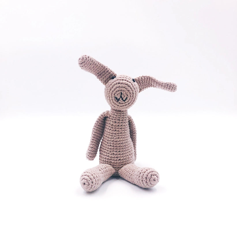 Pebble My First Bunny Organic Baby Rattle