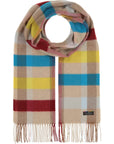 Fraas Check Plaid Cashmink Scarf