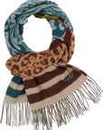 Fraas Leo Filagree Patchwork Scarf