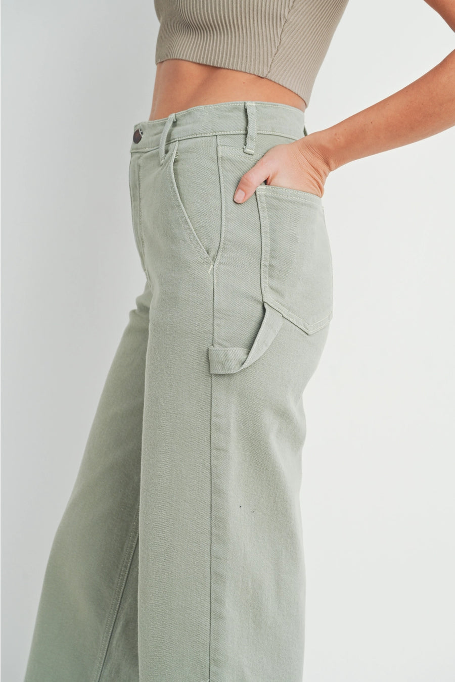 Light Olive Utility Pants