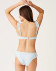 Bev Ruffle Swim Suit Bottom - Ice