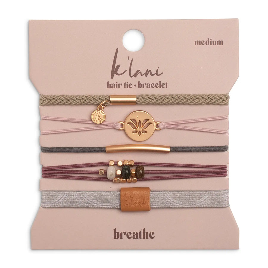 K'Lani Hair Tie Bracelets- Set of 5