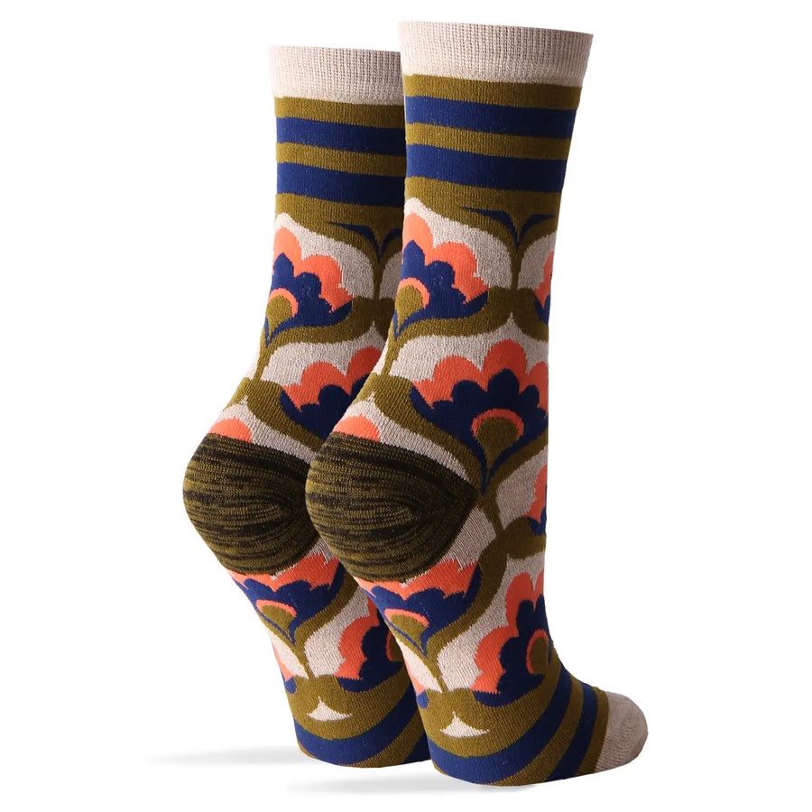 Figueroa St Women's Premium Bomboo Crew Dress Socks