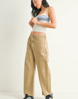 Vintage Khaki Barrel Jeans