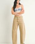 Vintage Khaki Barrel Jeans