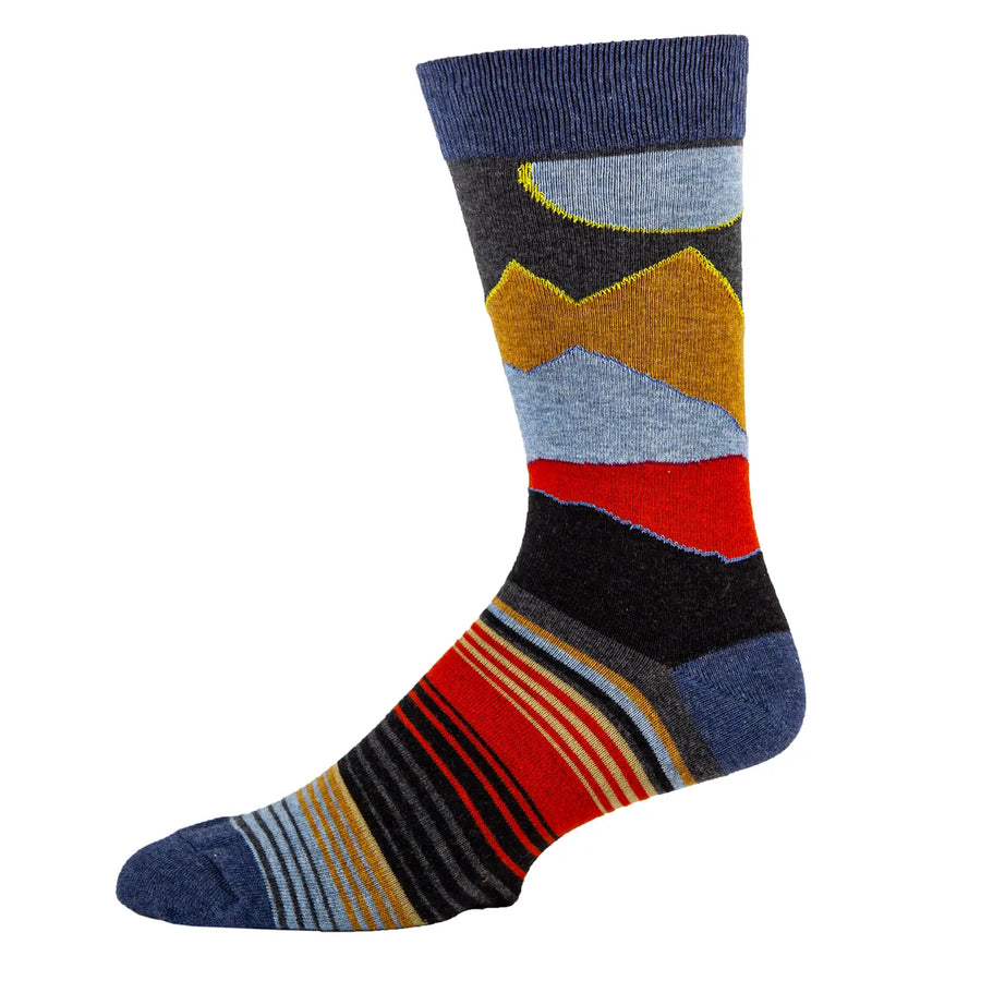 Midnight Sky's Men's Premium Cotton Crew Socks