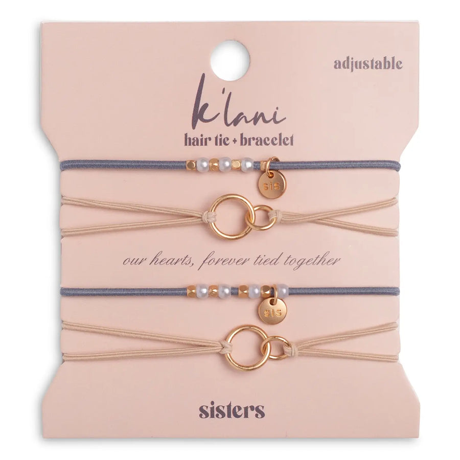 K'Lani Hair Tie Bracelets- Set of 5