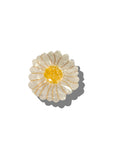 Hand-painted Daisy Flower Claw Hair Clip