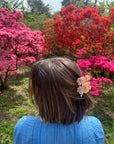 Hand-painted Cherry Blossoms Flower Hair Claw Clip