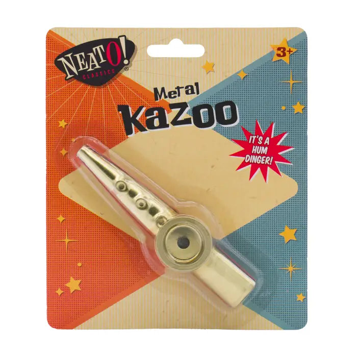 Retro Classic 4.75" Metal Kazoo