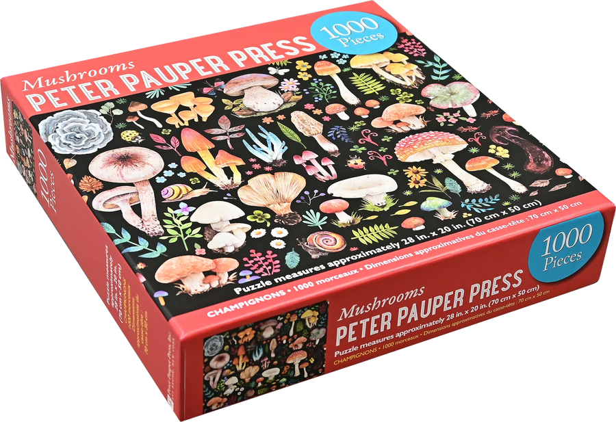 Peter Pauper Press Mushrooms Puzzle