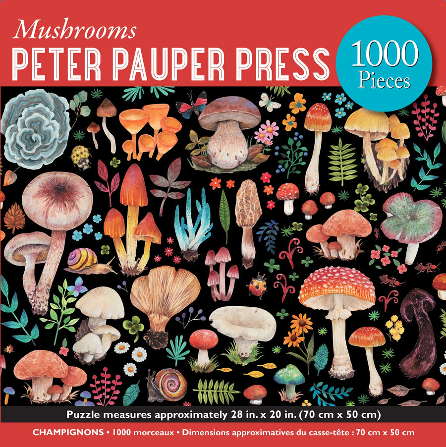 Peter Pauper Press Mushrooms Puzzle