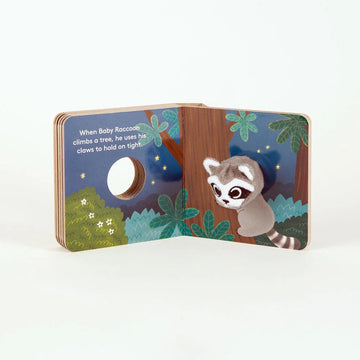 Baby Raccoon: Finger Puppet Book