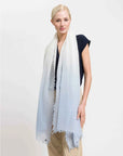 100% Virgin Wool Dip Dyed Wrap