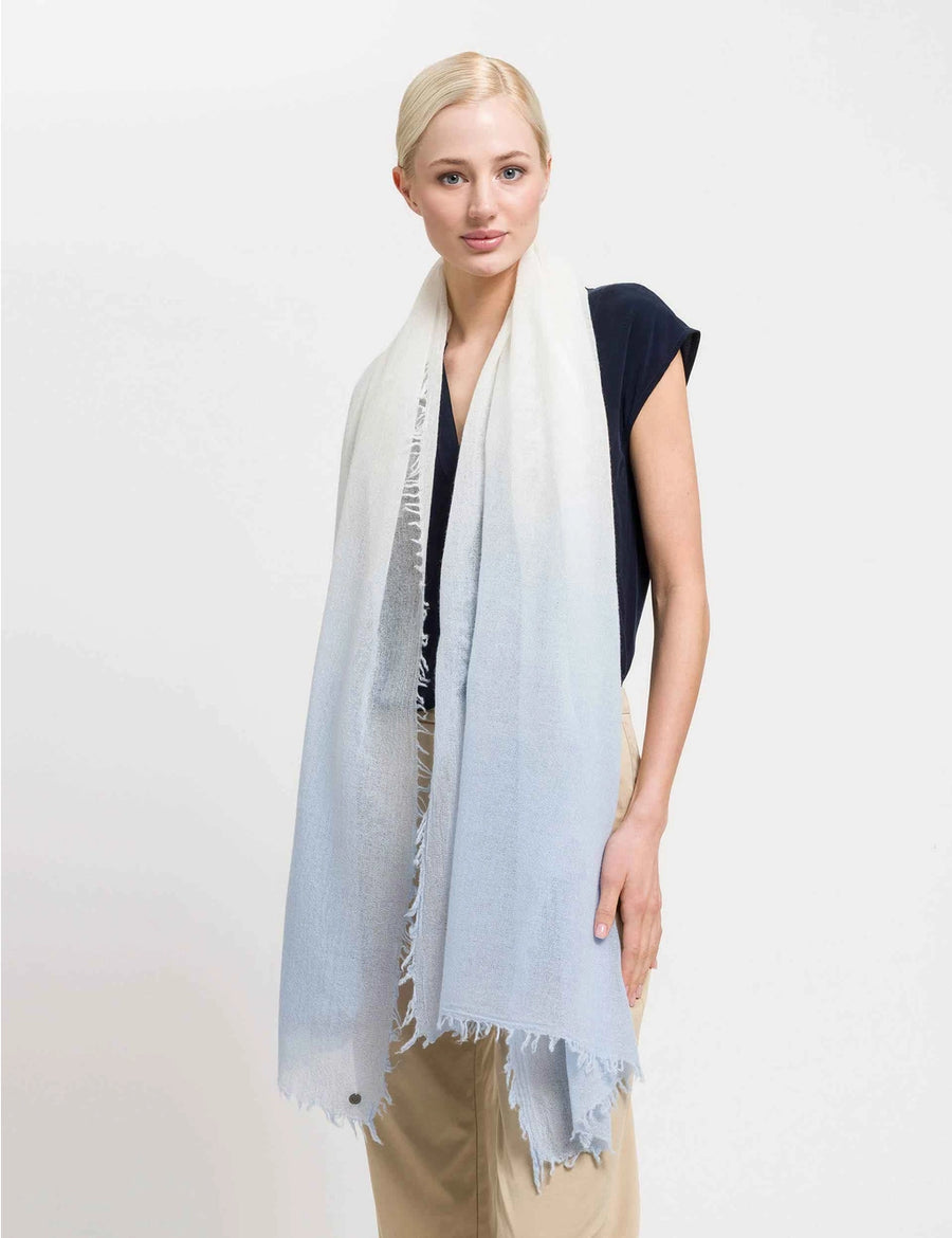 100% Virgin Wool Dip Dyed Wrap