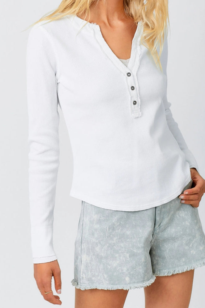 Spring Transitions Thermal Henley Top