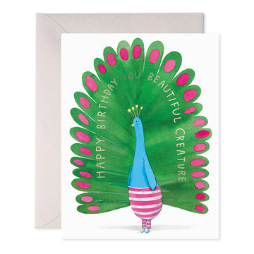 E. Frances Peacock Birthday Greeting Card